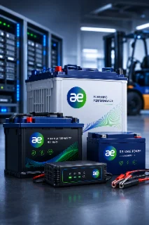 Batteries and power products shot