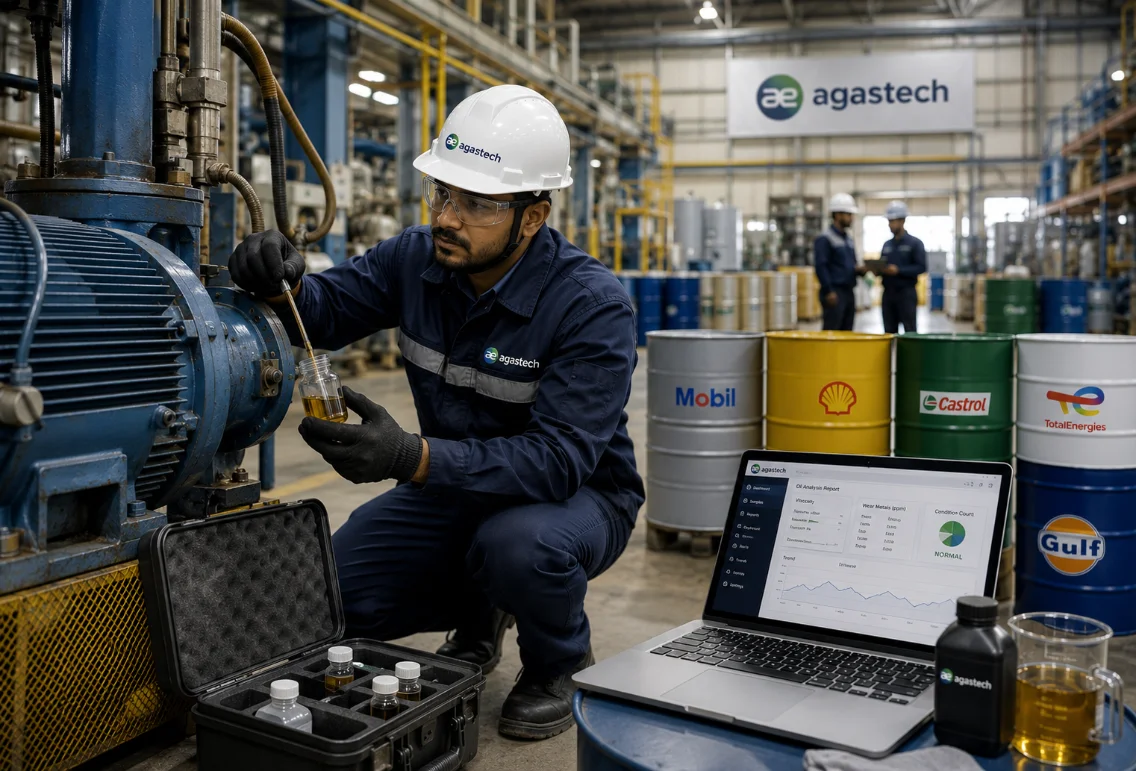 Field service engineer on site